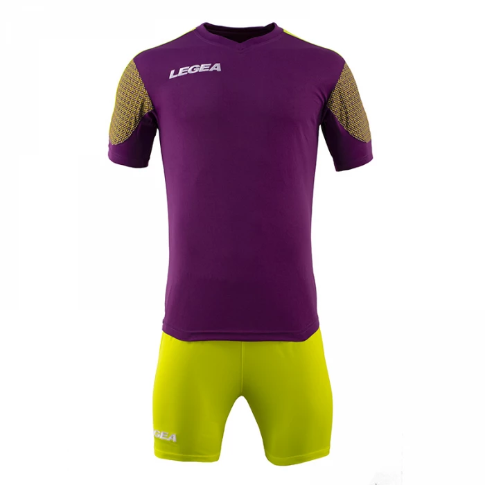 Legea - Kit Praga Uragano Viola / Giallo Fluo MC